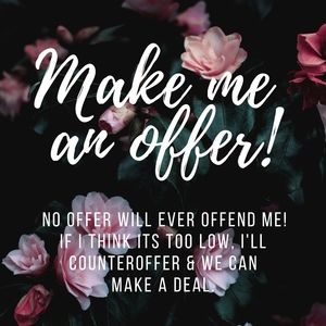 Offers happily accepted!